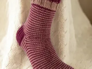 Hand Knit Women Wool Socks Gama Hand Knit Women Wool Socks Gama