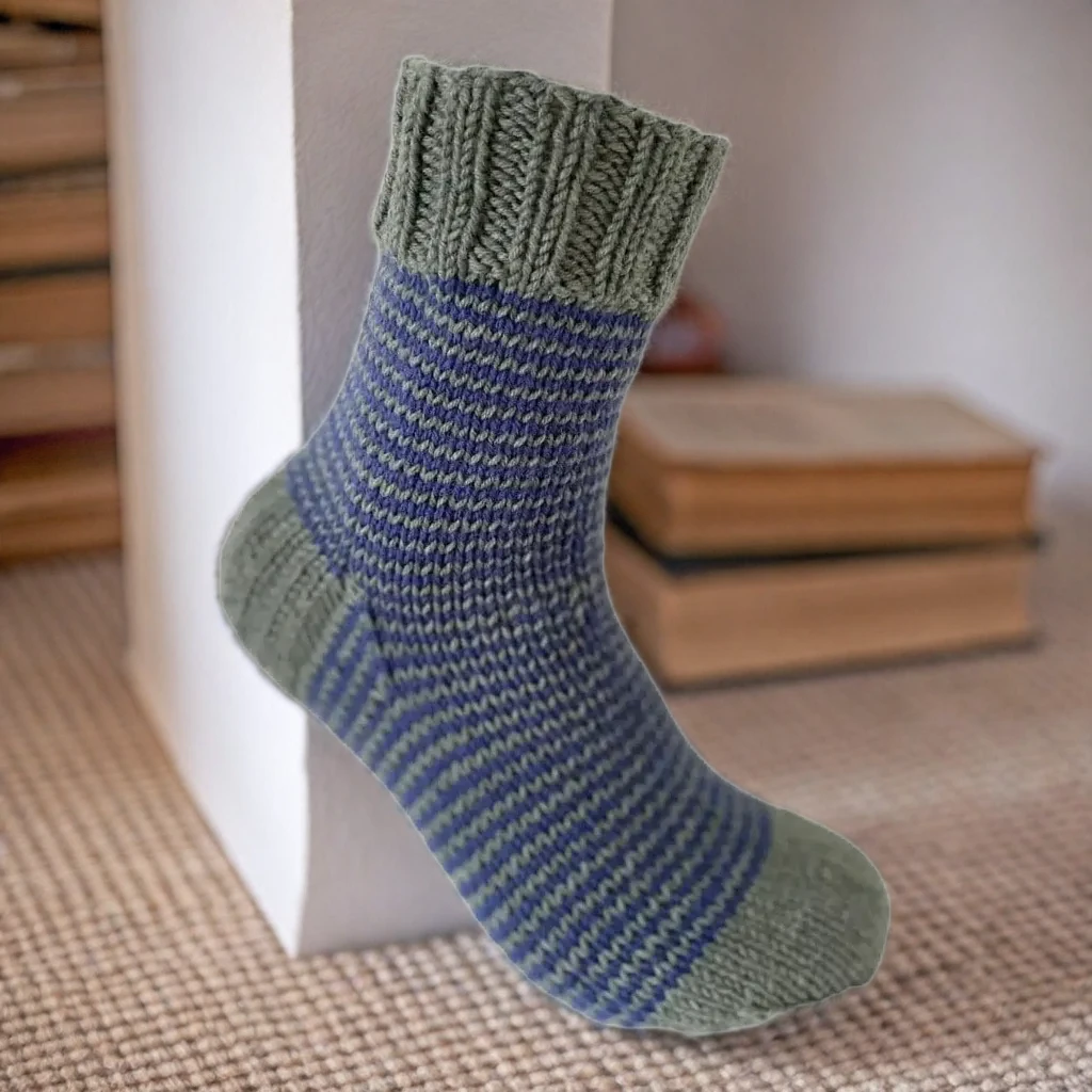 Hand Knit Women Wool Socks Gina